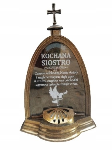 ZNICZ LED KOCHANA SIOSTRO GRAWER DUŻY ZŁOTA