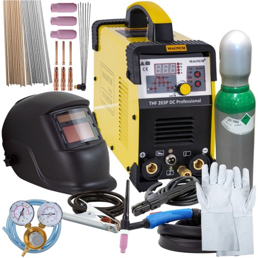 Spawarka MAGNUM TIG DC HF Puls 200 A MMA Zestaw