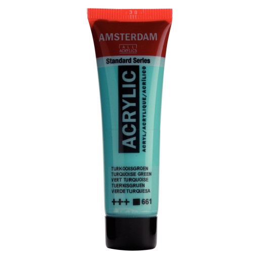 Farba akrylowa Amsterdam - Turquoise Green, 20 ml