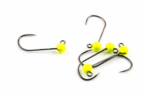 Główki AH-12 Area Trout 5szt. Chartreuse rozmiar 6 - 0.5g