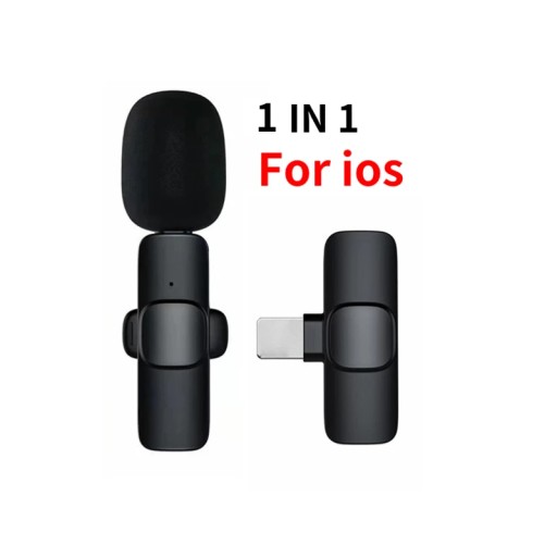 Wireless Lavalier Microphone Portable Audio Video