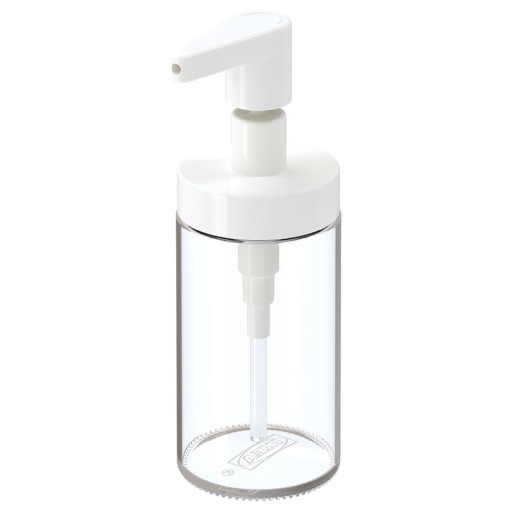 TACKAN Dozownik mydła 200ml szklany biały
