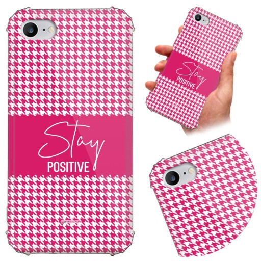 ETUI ANTI-SHOCK do IPHONE 8 Checkered Love Wzory