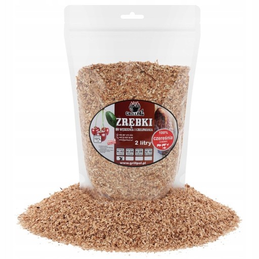 Zrębki wędzarnicze CZEREŚNIA KL-08/2L GRILLPAL