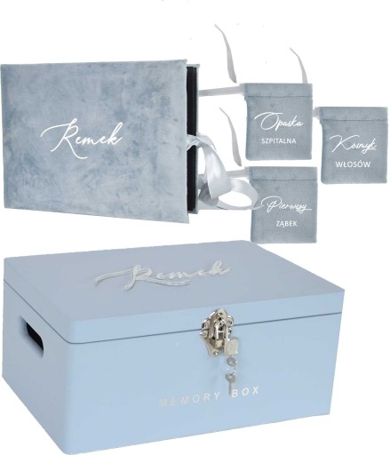 Pamiątka Chrztu Świętego Pudełko wspomnień ALBUM memory box chrzest