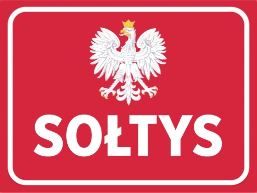 TABLICZKA PCV 20X30 - SOŁTYS -