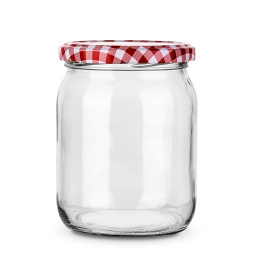 Słoiki szklane 540 ml (20 szt.) z zakrętkami - na przetwory, dżem, sałatki