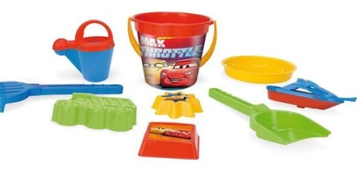 Komplet do piasku 9 el. Cars DISNEY WADER 77635