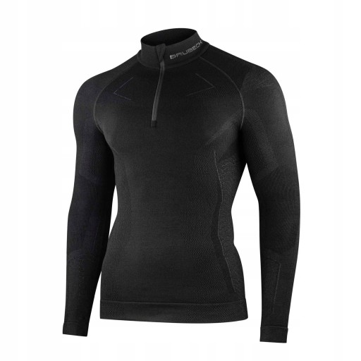 Bluza męska termoaktywna Brubeck EXTREME MERINO Koszulka wełna merynosa L