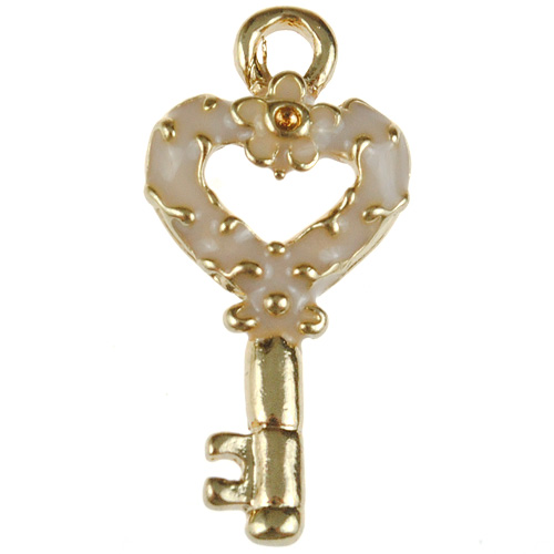 ZAWIESZKA CHARMS KLUCZ EMALIOWANA KLUCZYK 23MM