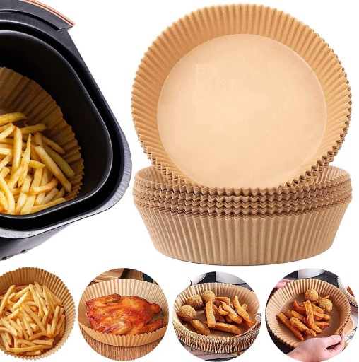 PAPIER DO FRYTKOWNICY POWIETRZNEJ TACKI okrągłe WKŁADKI 100szt. 16cm.