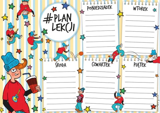 PLAN LEKCJI A5 CHŁOPAK