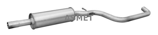 Asmet 03.116 Tłumik przedni 03.116 ASM03.116