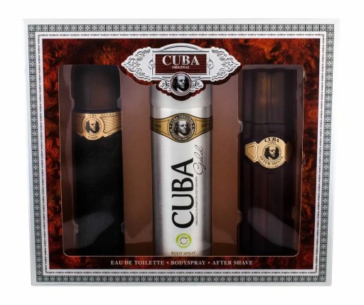 CUBA GOLD ZESTAW EDT 100ml + AS 100ml + DEO 200ml