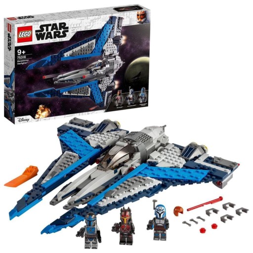 Klocki LEGO Star Wars - Mandaloriański myśliwiec 75316.
