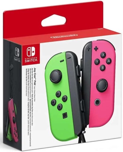 Nintendo Switch Joy-Con Controller - Neon Green / Neon Pink