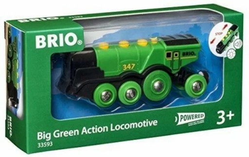 BRIO World. Wielka zielona lokomotywa