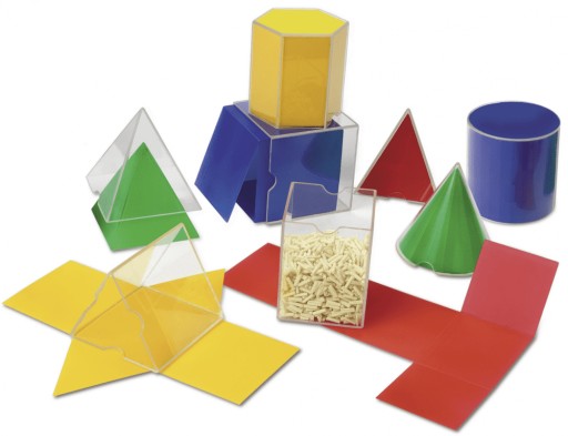 Zestaw brył geometrycznych EMPIS Do Nauki Geometrii, 16 elementów, 8 brył