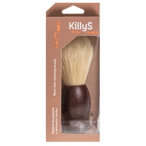 KillyS For Men Boar Hair Shaving Brush pędzel do golenia z włosiem dzi P1