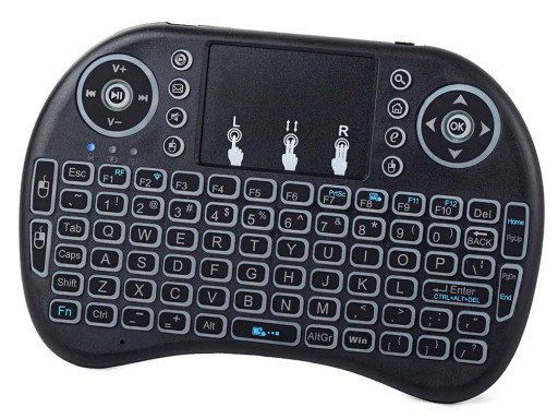 KLAWIATURA MINI PODŚWIETLANA BEZPRZEWODOWA TV LED