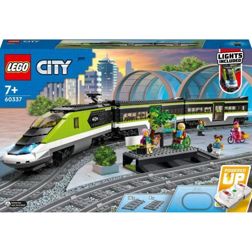 LEGO City 60337 Ekspresowy pociąg pasażerski+Zwrotnice 60238 SZYBKA WYSYŁKA