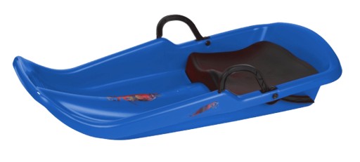 Plastikowy bob Cyclone - niebieski