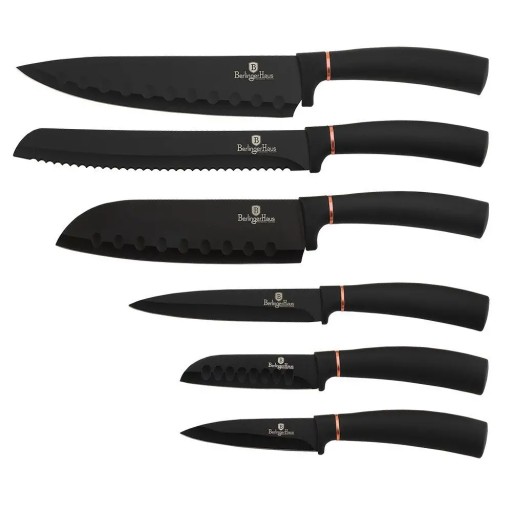 Zestaw noże kuchenne Berlinger Haus BLACK ROSE GOLD 6el. BH-2337