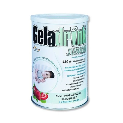 Geladrink Junior truskawkowy plv 480g