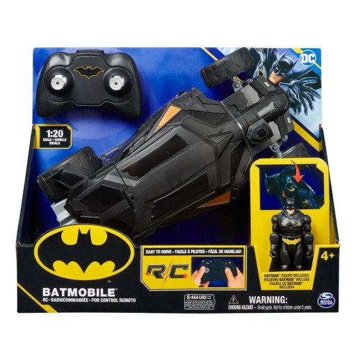 Zabawka Batmobil z figurką Spin Master 6065425 czarna
