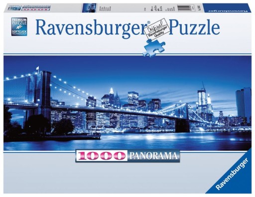 Puzzle RAVENSBURGER 150502 Panorama Nowy Jork nocą 1000 el