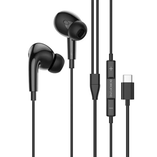 Słuchawki BM30 Pro Original z wtyczką Typ C czarne do iPad Xiaomi Oppo