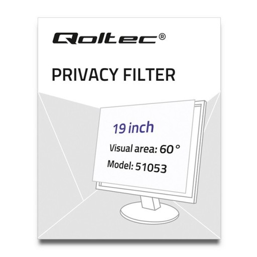 Filtr prywatyzujący Qoltec 19 