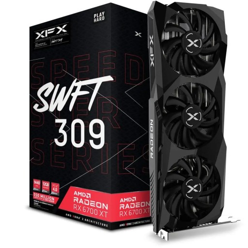 Karta graficzna AMD Radeon XFX RX 6700 XT SWFT 309 12GB