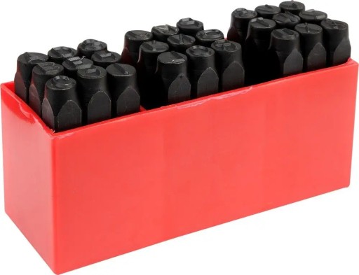 Znaczniki literowe 8 mm 27 sztuk Yato