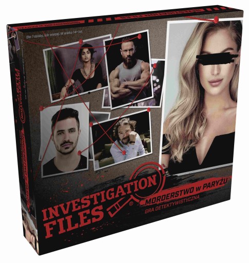 Gra planszowa Goliath Investigation Files Morderstwo w Paryżu