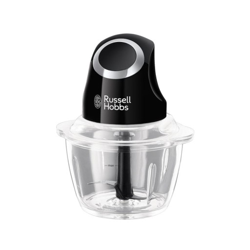 Minirozdrabniacz Russell Hobbs Matte Black 200 W Szklany pojemnik 500 ml