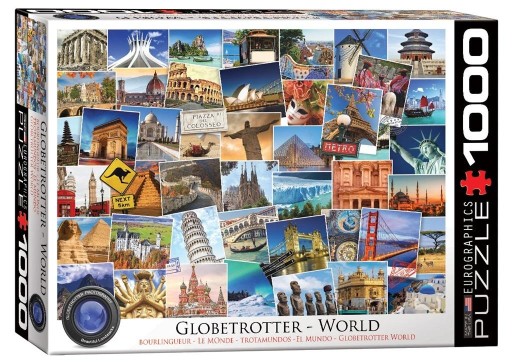 Puzzle 1000 elementów. Globtroter, świat