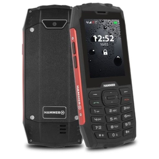 Odporny Telefon komórkowy Hammer 4 duży ekran duże klawisze