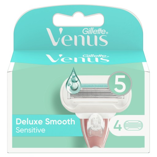 Gillette Venus Deluxe Smooth Ostrza wkłady 4 szt.