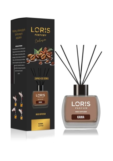 LORIS Zapach do domu KAWA - Patyczki- 120 ml