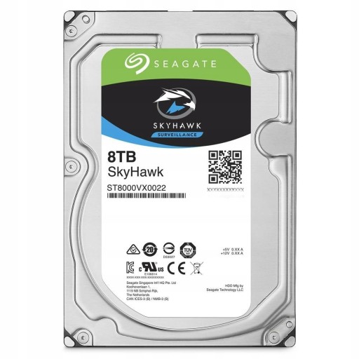 Dysk twardy Seagate SkyHawk SURVEILLANCE 8TB SATA III 3,5