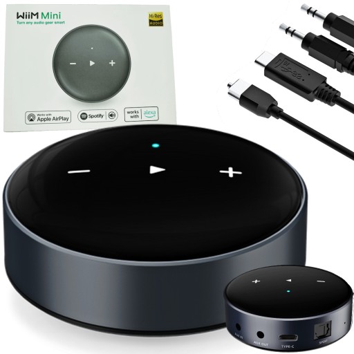 WiiM Pro AirPlay 2 Receiver, Chromecast Audio, WiFi Multiroom Streamer