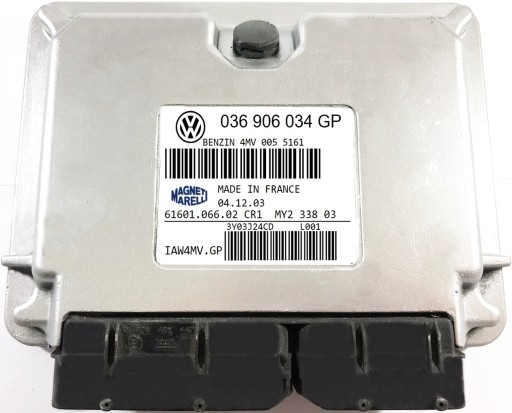 комп'ютер ecu vw polo 1.4 036906034gp iaw4mv.gp, фото