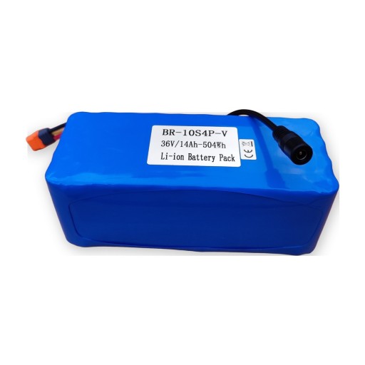 Baterie elektrokolo 36V 14Ah 504Wh AKUPAK BR-10S4P-V EVE Li-ion