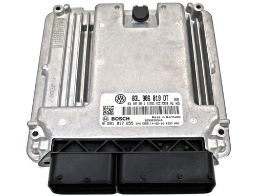 комп'ютер ecu vw t5 2.0 tdi 03l906019dt 0281017255, фото