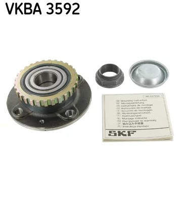 skf vkba3592 підшипник колеса комплект peugeot partner, фото