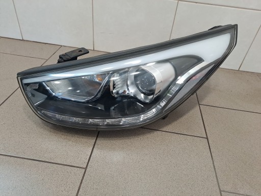 hyundai ix35 13-15 led рестайлінг фара ліва перід 92101-2sxxx uk, фото