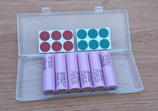 Blistr 6ks baterie Li-ion Samsung INR18650-30Q 3000mAh 15A +12x iz.kr.