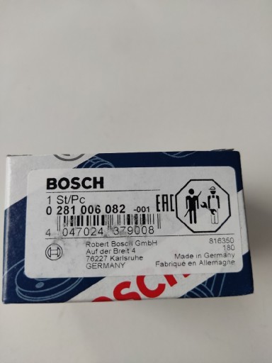 bosch датчик тиску вихлопних газів 0281006082, фото