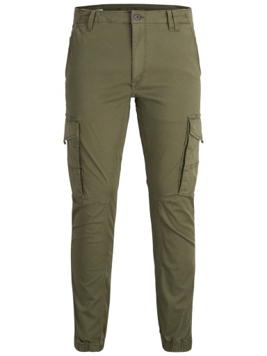 OUTLET Spodnie męskie JackJones JJIPAUL khaki r27/30